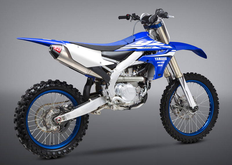 Linea completa escape Yoshimura Signature RS-4, acero inox, Silencioso aluminio, Yamaha YZ450F YOSHIMURA US 234820D320