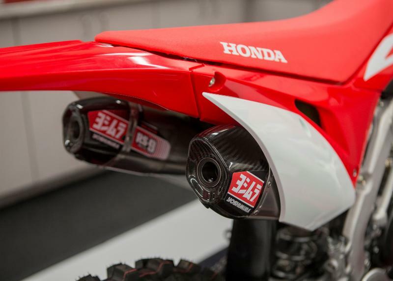 Linea completa escape Yoshimura Signature RS-9T, titanio, con tapa fibra de carbono, Honda CRF450R/RX YOSHIMURA US 225841R720