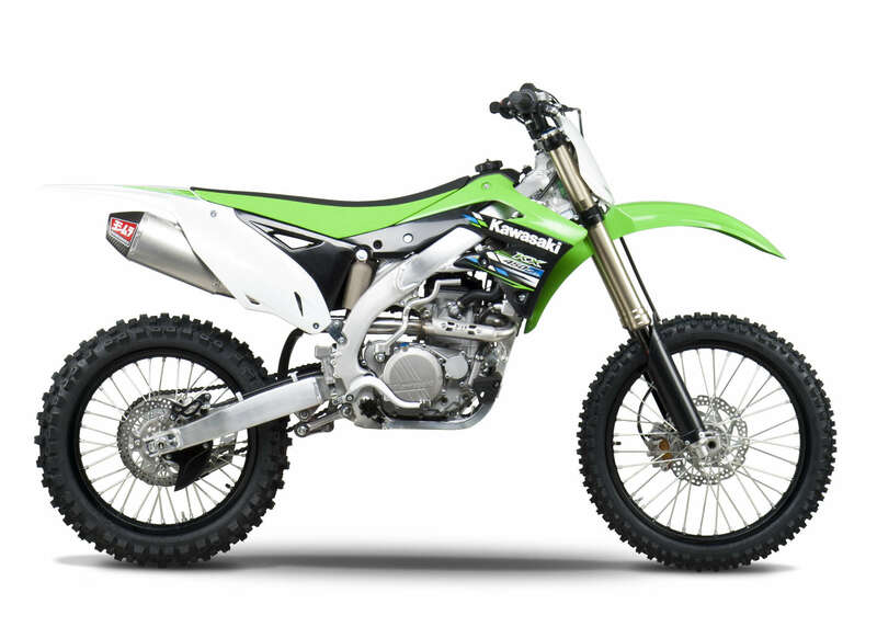 Linea completa escape Yoshimura Signature RS-4E, inox, Silencioso aluminio, Kawasaki KX450F YOSHIMURA US 244710D321