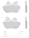 Pastillas Brembo 07HD16CC Carbono cerámico BREMBO 07HD16CC