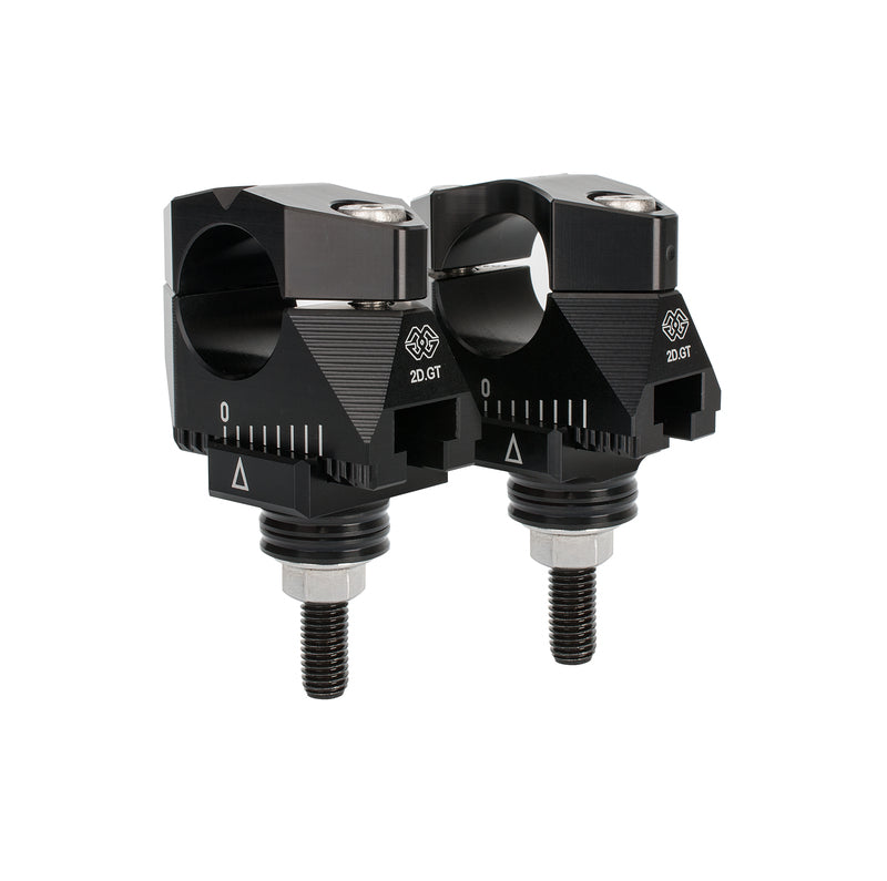 Alzas de manillar ajustables GILLES, negro GILLES 2DGT-02-17-B