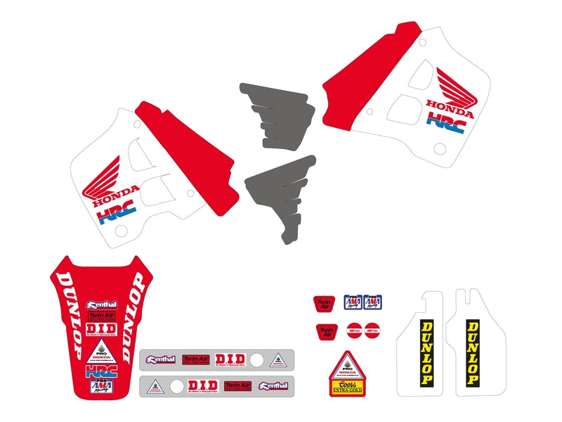 Kit adhesivos completo TECNOSEL Team Honda USA 1991 TECNOSEL 81V01