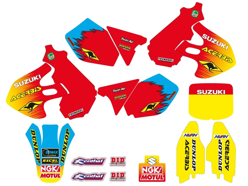 Kit adhesivos completo TECNOSEL Team Suzuki 1999 TECNOSEL 83V03