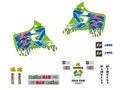 Kit adhesivos completo TECNOSEL Team Kawasaki 1993 TECNOSEL 84V00