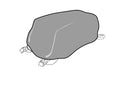 Funda impermeable para bolsas Shad sobre depósito SHAD X1SL01