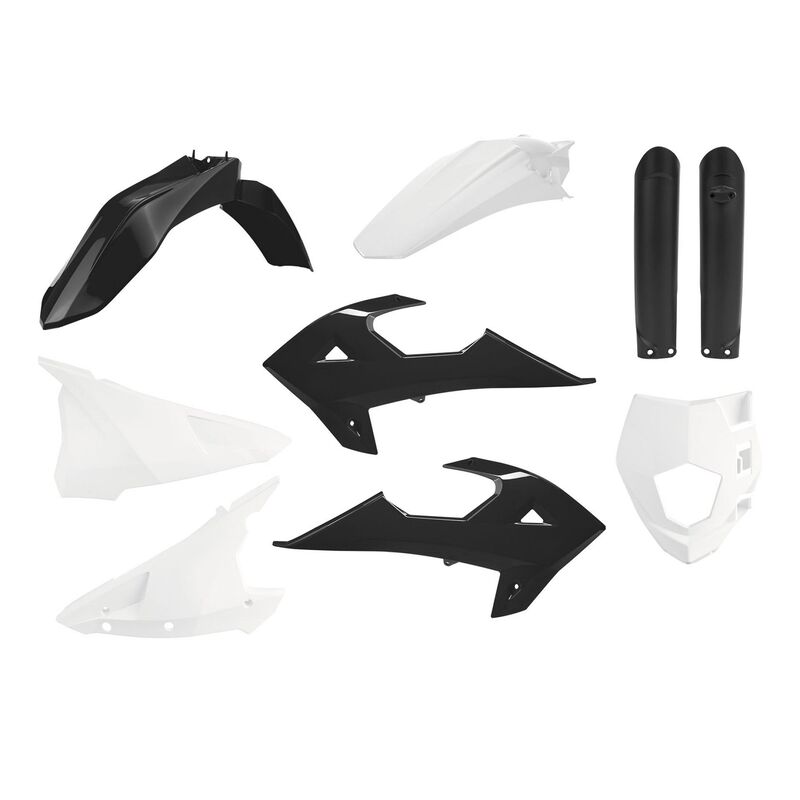 Kit de plásticos Polisport, GASGAS EC/EC-E, negro/blanco POLISPORT 91037