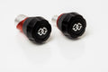 Protectores del eje delantero GILLES, negro / rojo GILLES GTA-F-S04-BR