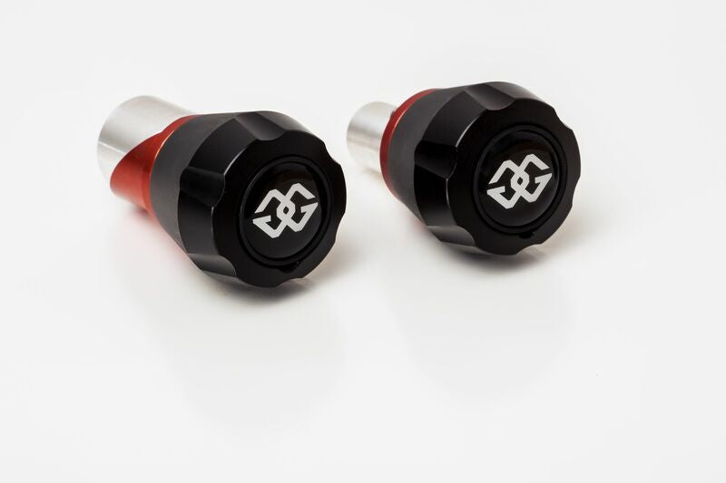 Protectores del eje delantero GILLES, negro / rojo GILLES GTA-F-S04-BR