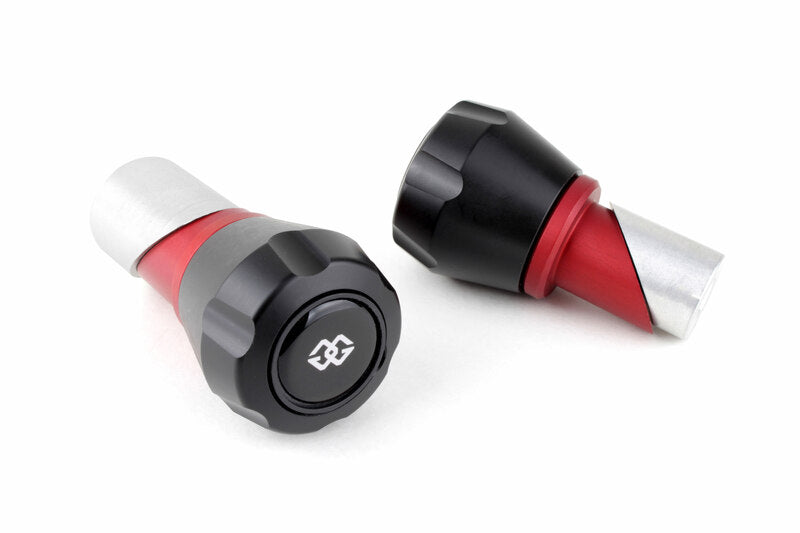 Protectores del eje delantero GILLES, negro / rojo GILLES GTA-R-S01-BR