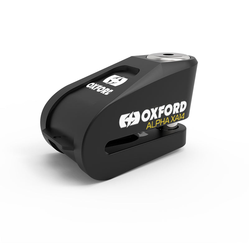 OXFORD XA14 Alarm Disc Lock - Ø14mm Stainless Steel Black OXFORD LK218