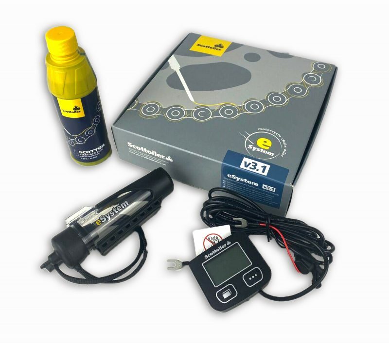 Sistema de lubricación SCOTTOILER eSystem 3.1 + Lubicante Standard Blue SCOTTOILER SO-9005