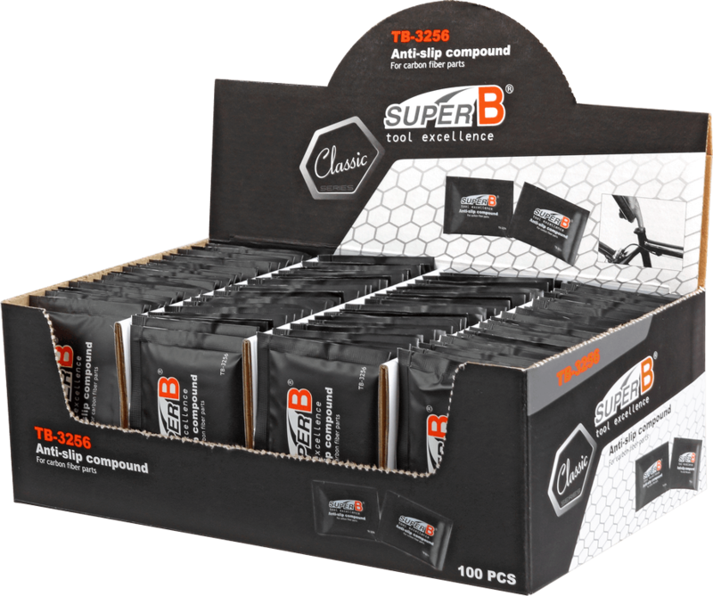 Compuesto antideslizante Super B 5ml (100 bolsas / caja expositora) SUPER B TB-3256