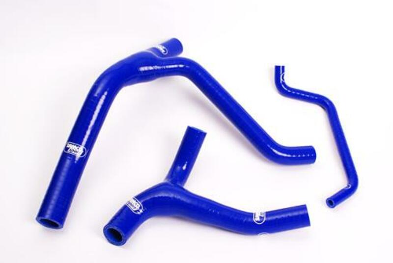 SAMCO Radiator Hoses - 3 Kawasaki KX450F SAMCO KAW-23BLUE