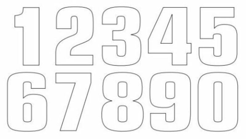 Número de carrera TECNOSEL "9" TECNOSEL 50V02/10/9