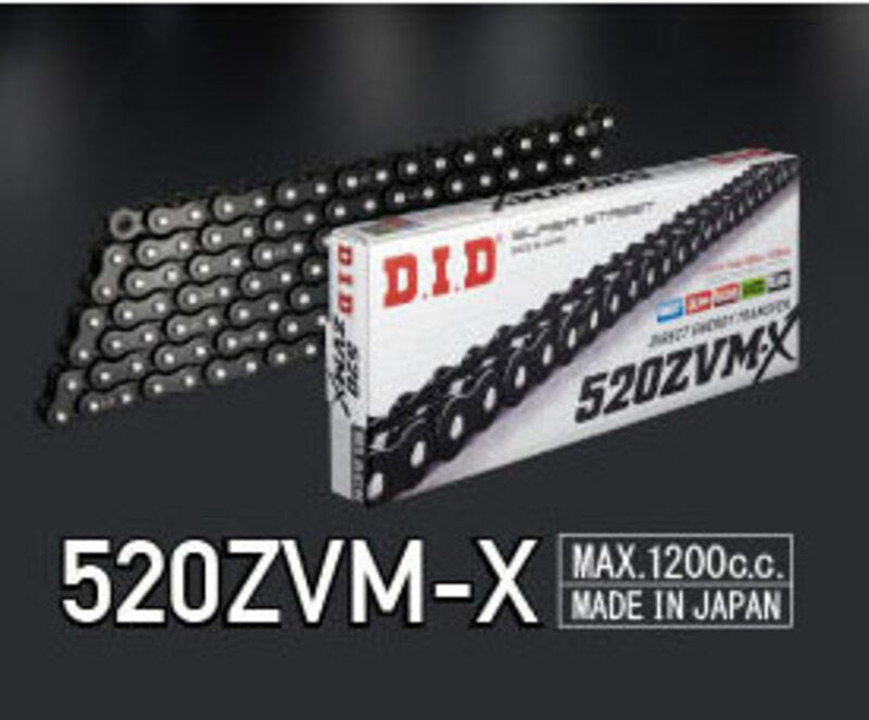 Cadena D.I.D 520ZVM-X X-Ring - Paso 520 D.I.D 4525516469258