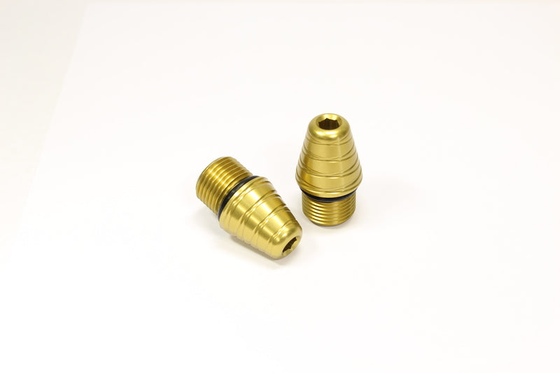 Contrapesos roscados de manillar GILLES TOOLING dorado M18x1,5 mm GILLES LG-0-G