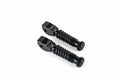 Estriberas deportivas Gilles Tooling para pasajero, negro GILLES RGK-660-UF16-SET-B