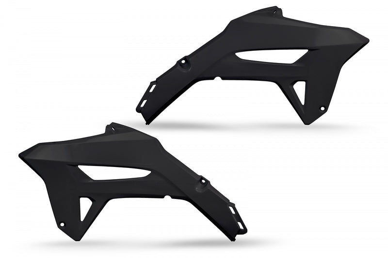 Paneles laterales radiador UFO negro Honda CRF 450 R UFO HO05605#001