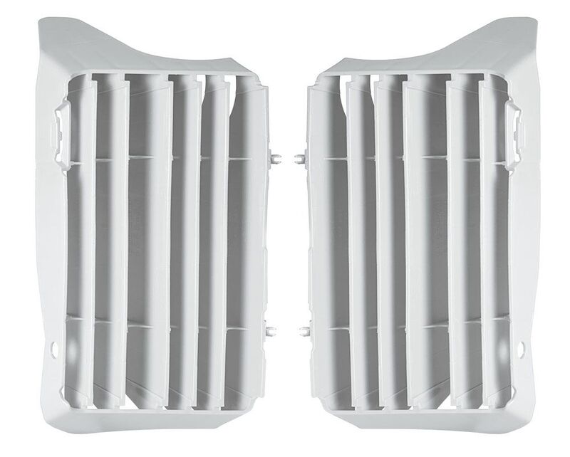 RACETECH Radiator Covers White Honda CRF450R RACETECH R-GRCRFBN0021