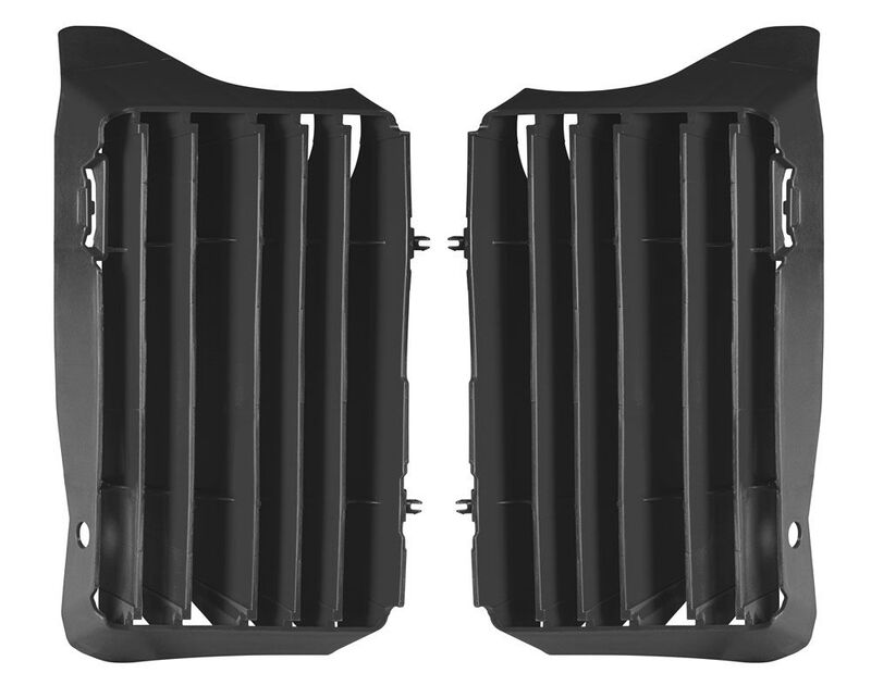 RACETECH Radiator Covers Black Honda CRF450R RACETECH R-GRCRFNR0021