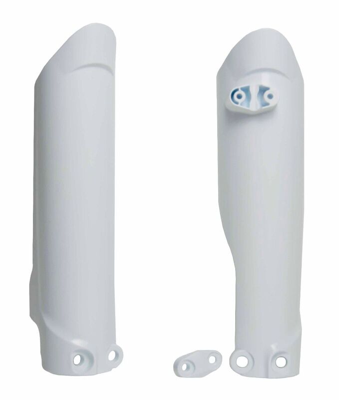 RACETECH Fork Protectors White Replica - KTM/Husqvarna RACETECH R-PSKTMBN1965