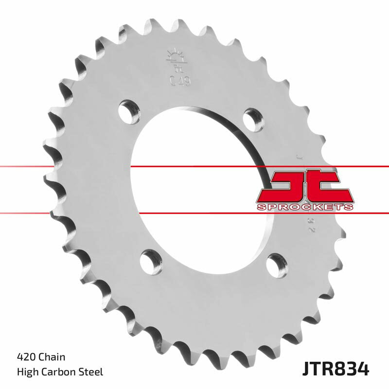 Corona JT SPROCKETS acero estándar 834 - Paso 420 JT SPROCKETS ​JTR834.38