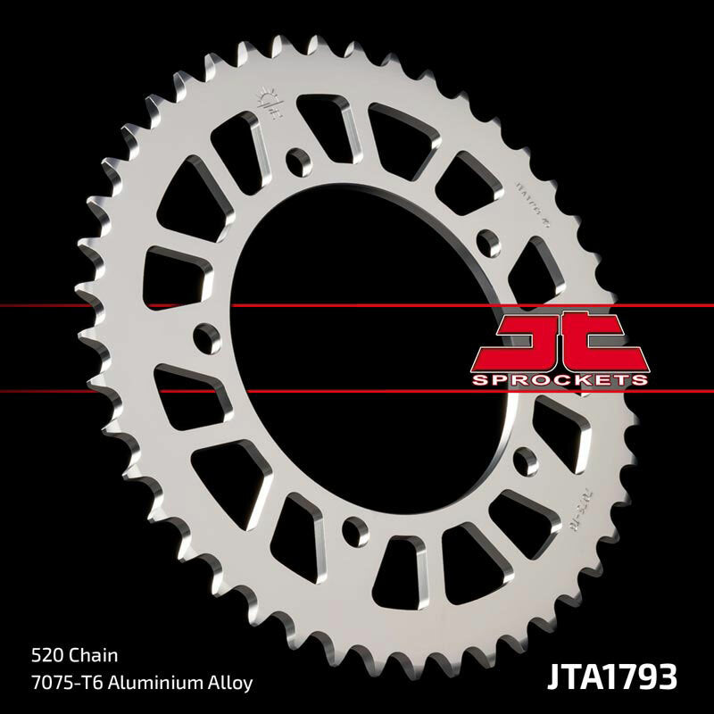 Corona JT Aluminio negro JT 1793 con 45 dientes JT SPROCKETS JTA1793.45BLK
