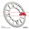 Corona JT Aluminio rojo JT 215 con 55 dientes JT SPROCKETS JTA215.55RED