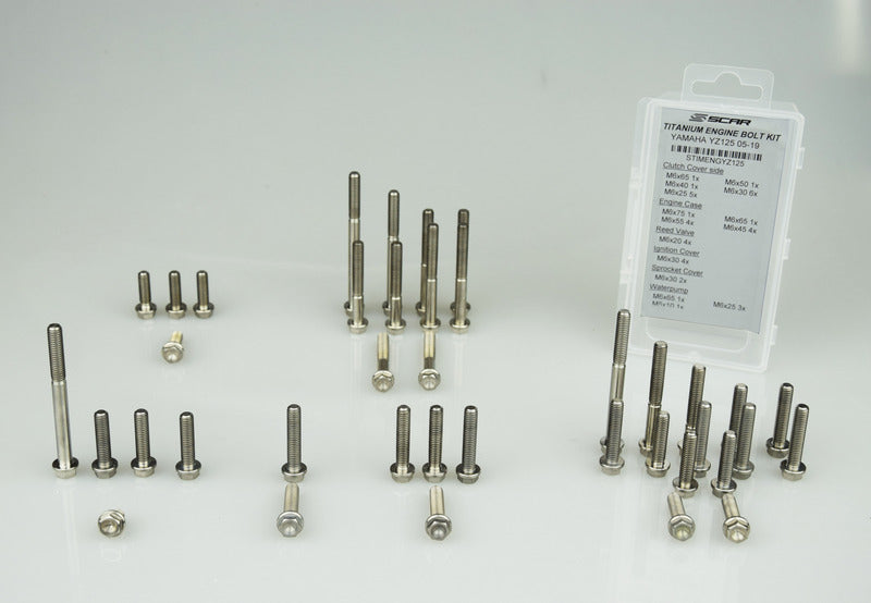 SCAR Engine Bolt Kit Titanium SCAR STIMENGKX250