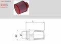 Filtro de aire BMC universal cónico Ø66mm x 110mm BMC FMSA66-110
