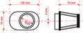 Filtro de aire BMC Tapered Offset-Right Ø55mm - FBPF55-70R BMC FBPF55-70R