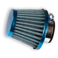 Filtro conico papel 28/35 recto. Cromado V PARTS L-302-RECTO-CHROME