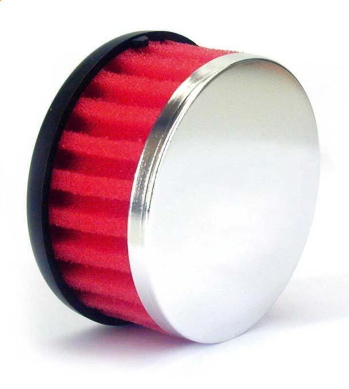 Filtro 82x43mm espuma 28/35 recto Rojo V PARTS PW1-RECTO-RED