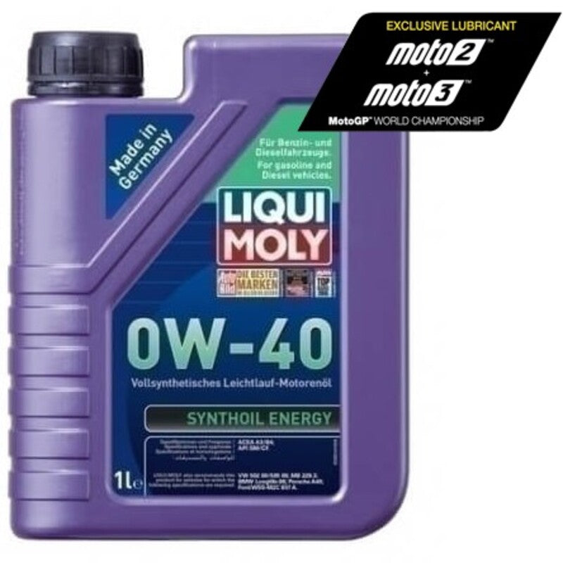 Botella 1L aceite 100% sintético Liqui Moly Synthoil Energy 0W-40 Polaris LIQUI MOLY 1360
