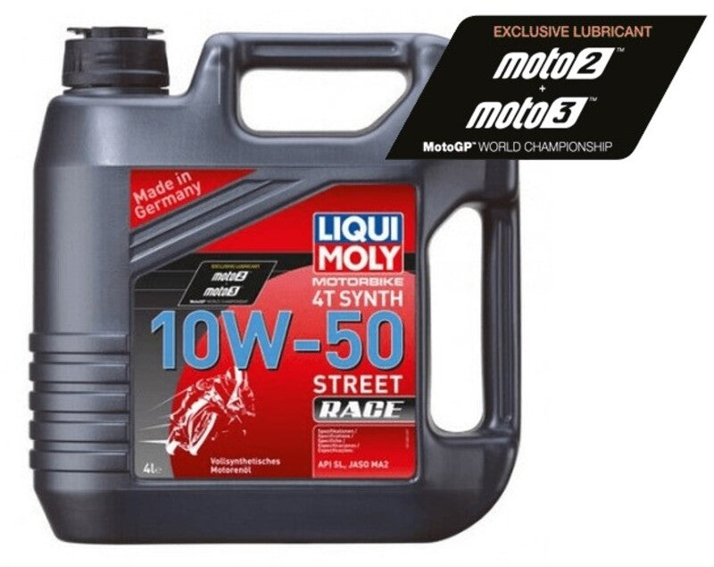 Garrafa de 4L aceite Liqui Moly 100% sintético 10W-50 Street Race LIQUI MOLY 1686
