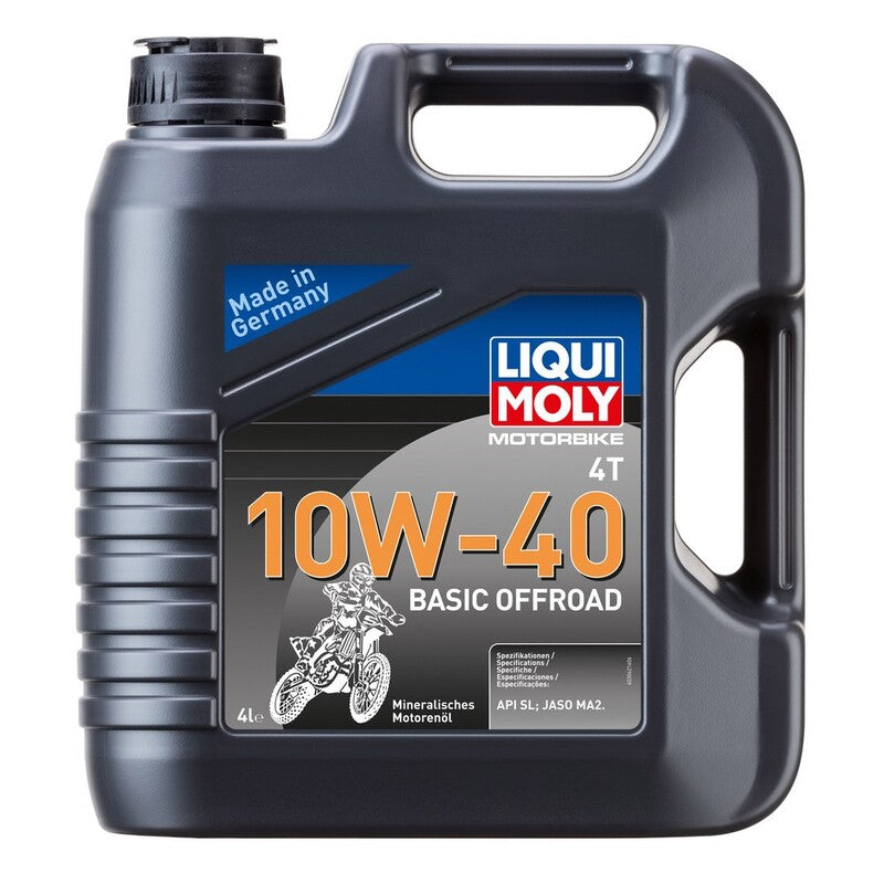 Garrafa 4L de aceite Liqui Moly 10W-40 BASIC OFFROAD LIQUI MOLY 3062