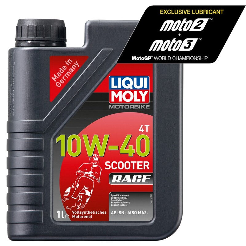 Bote 1L aceite 100% sintético Liqui Moly 10W-40 Scooter Race LIQUI MOLY 20826