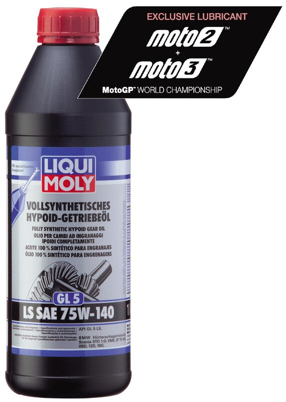 Botella 1L aceite de transmisión cardán BMW 75W-140 Liqui Moly 100% sintético API GL5 LIQUI MOLY 4421