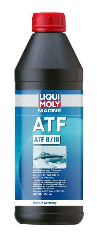 Botella 1L aceite Liqui Moly HC sintético transmisiones de náutica auto. Marine ATF Dexron II/II LIQUI MOLY 25066