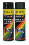 Pintura MOTIP negro satinado 500ML MOTIP 4001