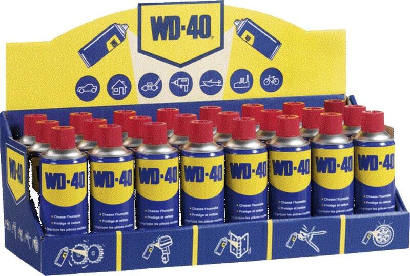 Expositor display 24pzs Multiusos WD-40 Spray 400 ml WD 40 34204