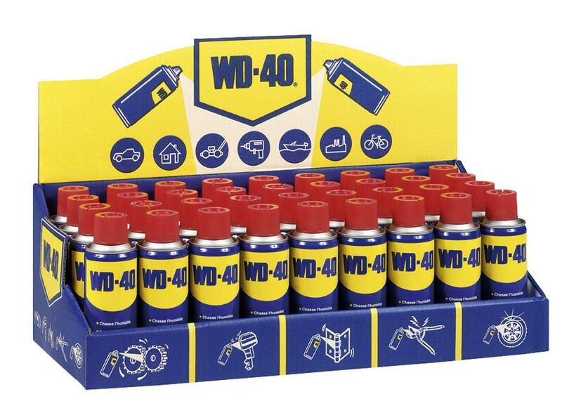 Expositor display 36pzs Multiusos WD-40 Spray 200ml WD 40 33302