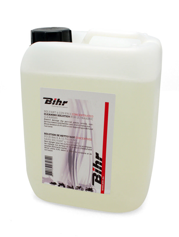Solución de limpieza BIHR concentrado sin disolventes/COV - Limpiador de ultrasonido 4x5L BIHR 21000348