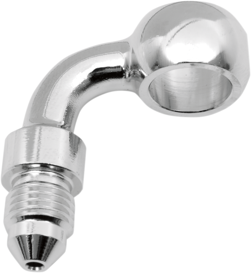 RUSSELL CYCLEFLEX UNIVERSAL BRAKE LINE FITTINGS BANJO 7/16 #3MALE 90 CHR