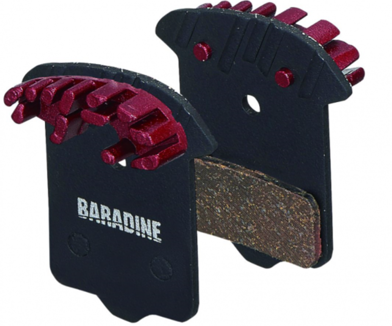 Pastillas de freno bicicleta V Bike AVID / SRAM orgánicas, refrigeradas V BIKE DS-44F