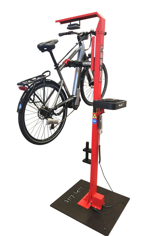 Elevador de bicicleta Bike-Lift, eléctrico, especial e-Bike. Versión full equip BIKE LIFT LEB-50-FO