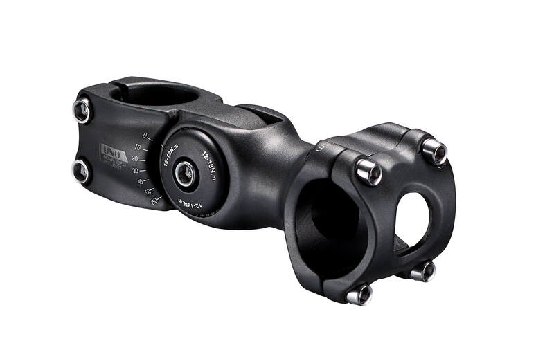 Potencia para bicicleta 0° / 60° UNO - 110 mm negro KALLOY UNO AS-820A