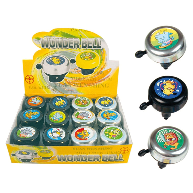 Caja de 12 timbres 55 mm. Aluminio. Decorados surtidos V BIKE YWS-312A