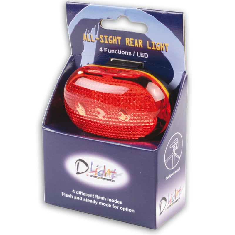 V BIKE Luz trasera LED + reflector bicicleta 4 funciones V BIKE CG-404
