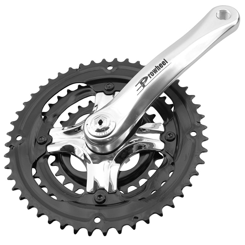 PROWHEEL Set platos y bielas de bicicleta 3X7 / 3X8 Bielas 170mm PROWHEEL MY-A540